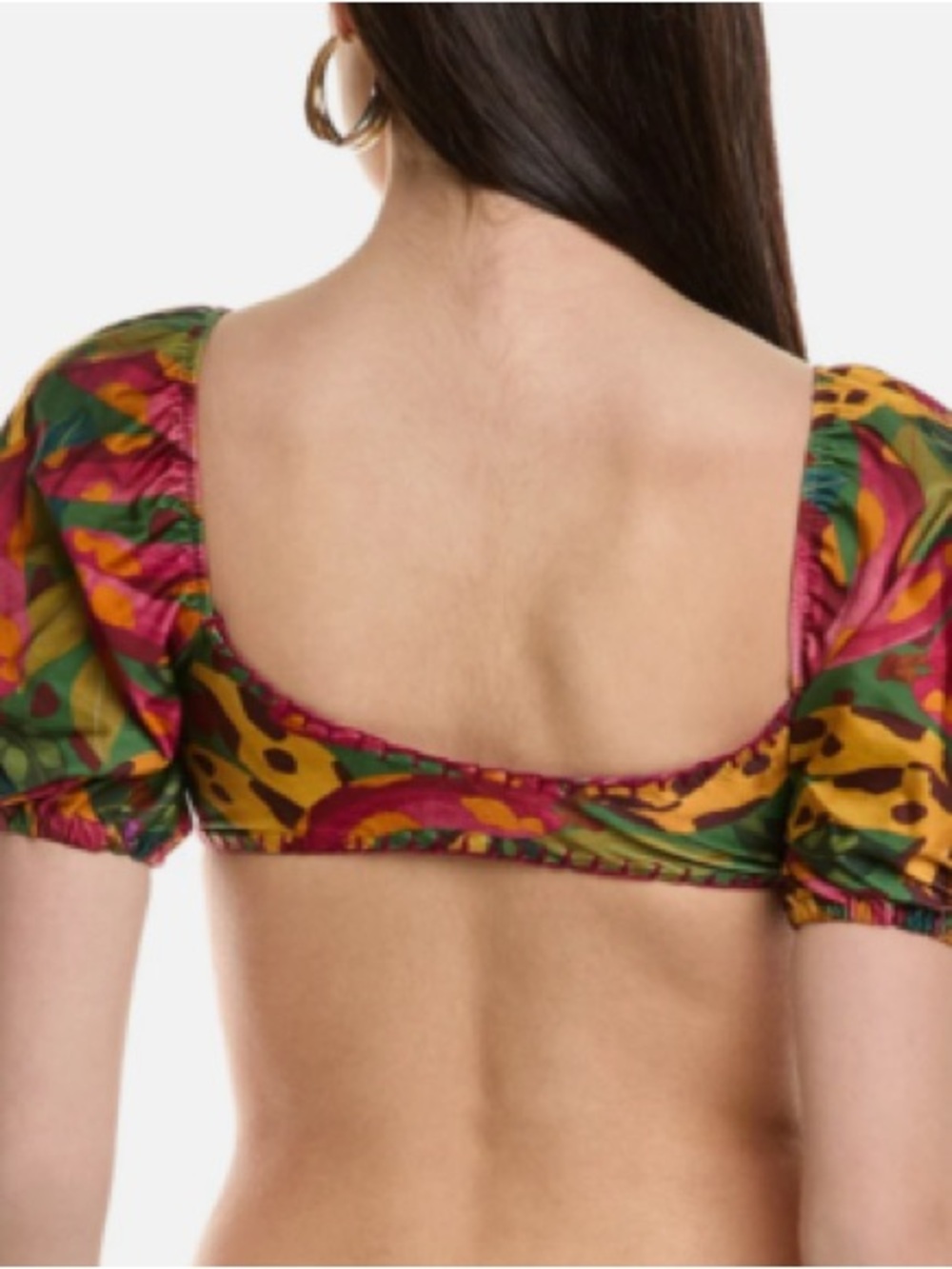 NWT FARM Rio Cow Print Bananas Bikini Set Small tropical resortwear swim - Picture 2 of 9